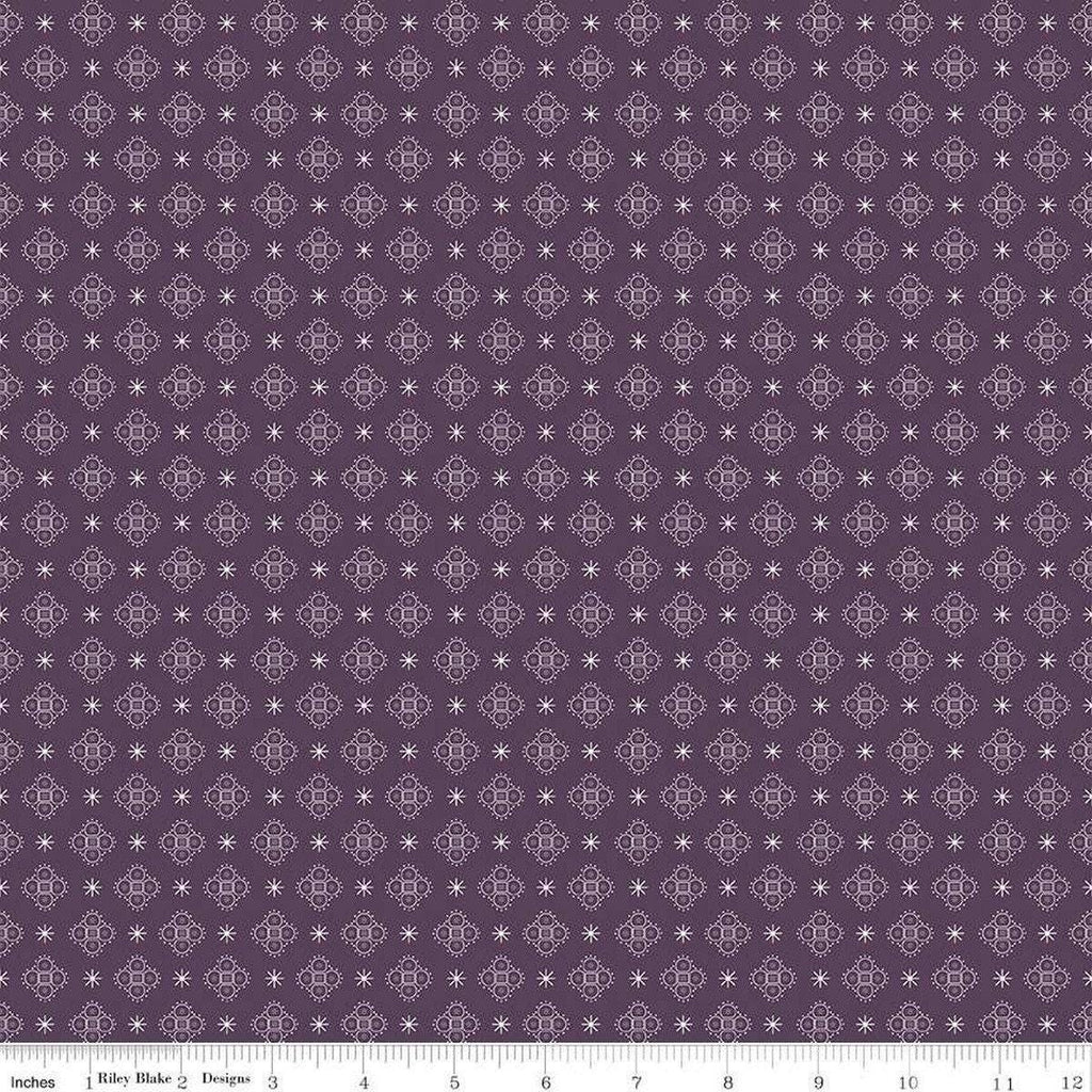 SALE Calico Starshine C12854 Velvet - Riley Blake Designs - Lori Holt - Asterisks Medallions - Quilting Cotton Fabric