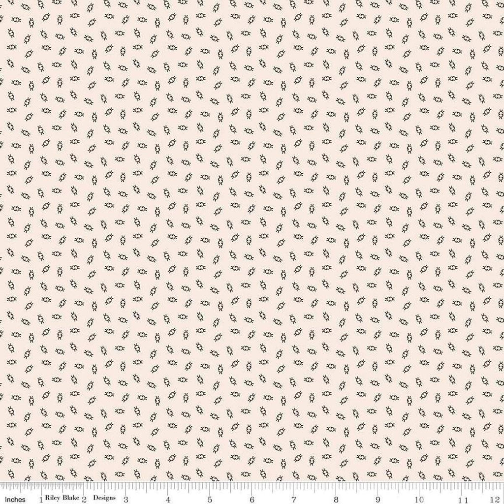 SALE Gentler Times Olden Days C16481 Raisin - Riley Blake Designs - Lori Holt - Scattered Geometric Abstract - Quilting Cotton Fabric