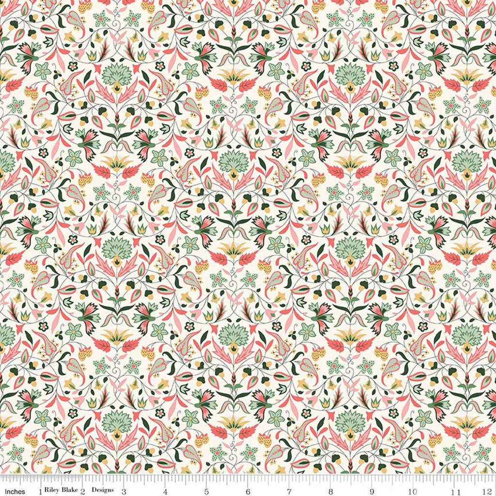Tudor Celebration 01667446B Quilt Nouveau B - Riley Blake Designs - Floral Flowers - Liberty Fabrics - Quilting Cotton Fabric