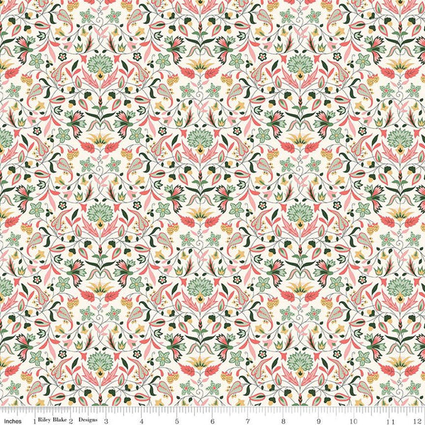 Tudor Celebration 01667446B Quilt Nouveau B - Riley Blake Designs - Floral Flowers - Liberty Fabrics - Quilting Cotton Fabric