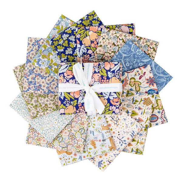 Tree of Life Woodland Pastels Fat Quarter Bundle 13 pieces - Riley Blake - Pre cut Precut - Floral - Liberty Fabrics - Quilting Cotton