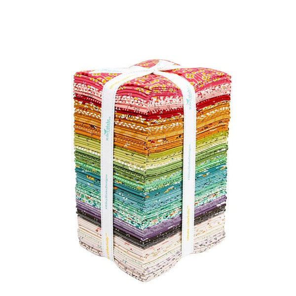 SALE Gentler Times Fat Quarter Bundle 51 pieces - Riley Blake Designs - Precut - Lori Holt - Quilting Cotton Fabric