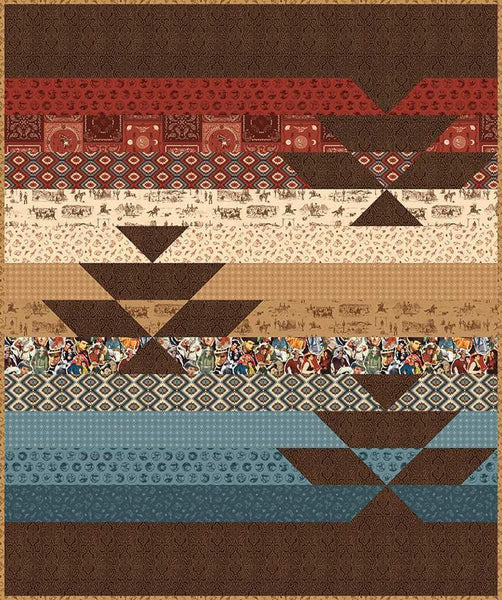 West Hawk Quilt PATTERN P251 by The Blanket Statement Quilt Co. - Riley Blake - INSTRUCTIONS Only - Multiple Sizes - Beginner Friendly