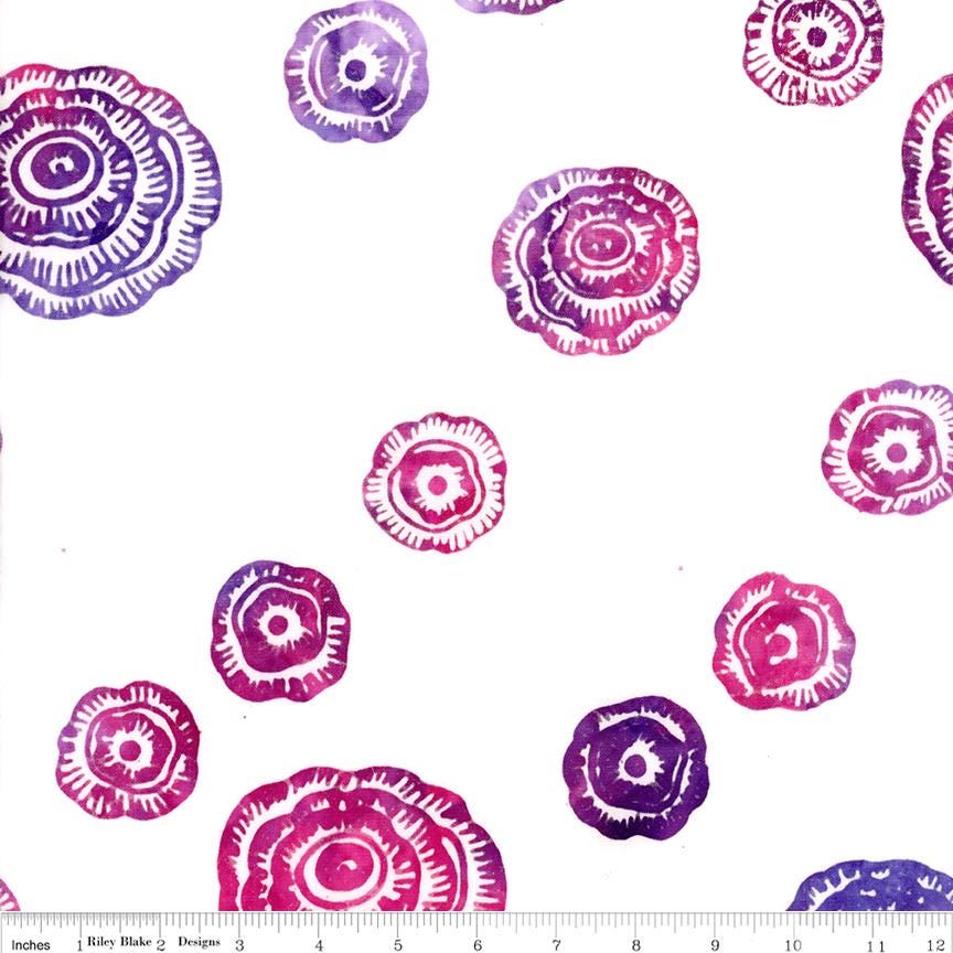SALE Batiks Expressions Bedazzled! Hand-Dyes BT23143 Spicy Sprinkles - Riley Blake Designs - Hand-Dyed Print - Quilting Cotton Fabric