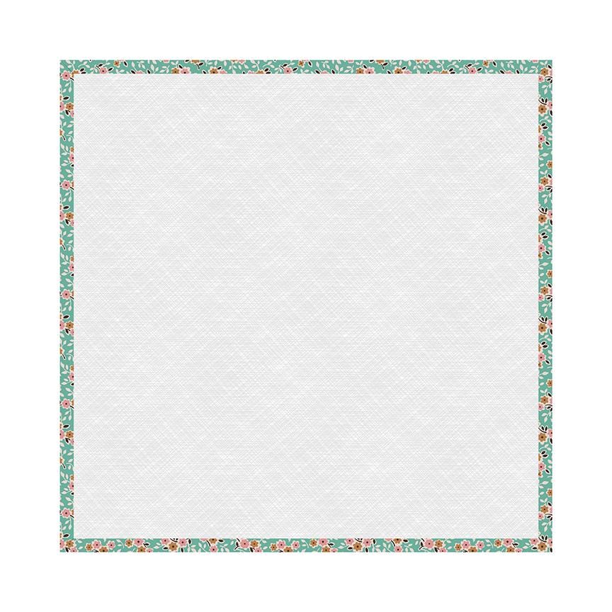 Lori Holt 18" Design Board Gentler Times DB-42303 Sea Glass - Riley Blake Designs - Quilt Block Placement 18 Inches Square