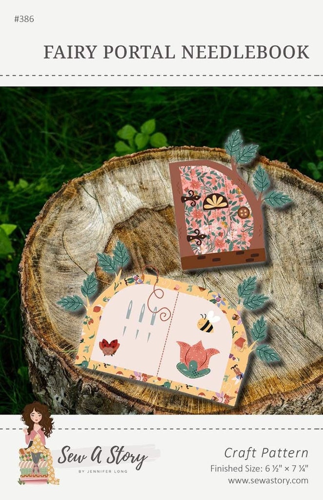 Fairy Portal Needlebook Quilt Project PATTERN P177 by Jennifer Long - Riley Blake Designs - INSTRUCTIONS Only - Sewing Tools Holder