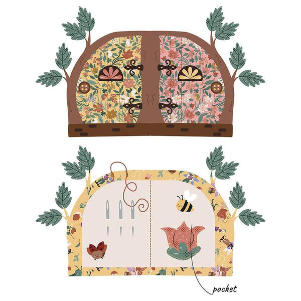 Fairy Portal Needlebook Quilt Project PATTERN P177 by Jennifer Long - Riley Blake Designs - INSTRUCTIONS Only - Sewing Tools Holder