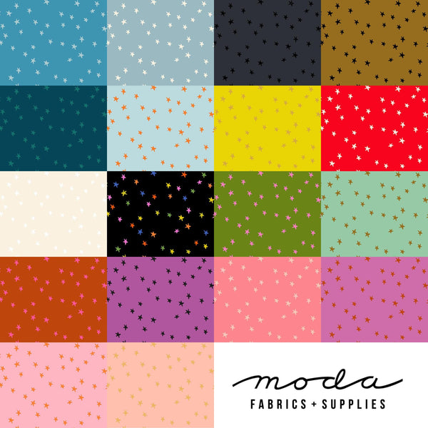 Starry New Charm Pack 5" Stacker Bundle RS4109PPN - Moda Fabrics - Ruby Star Society - 42 piece Precut Pre cut - Quilting Cotton Fabric