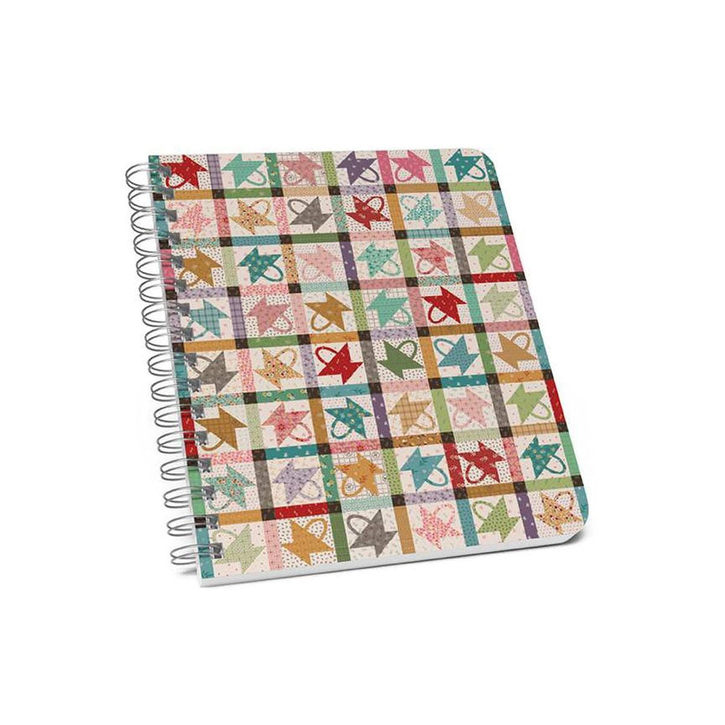 SALE Lori Holt Gentler Times Notebook ST-42329 - Riley Blake Designs - Spiral Notebook - 140 Lined Pages - 8 1/2" x 11"