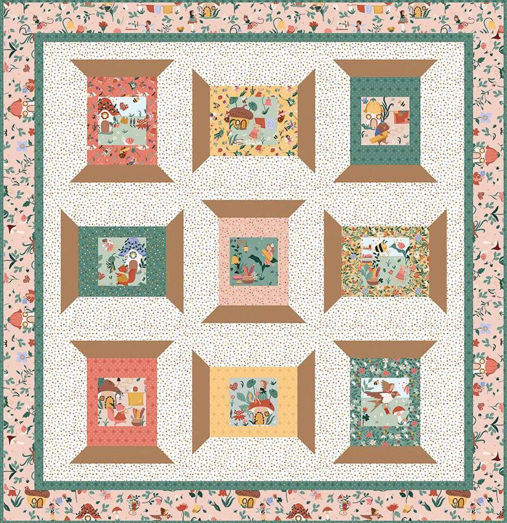 SALE Jennifer Long Spoolful of Charm Quilt PATTERN P177 - Riley Blake Design - INSTRUCTIONS Only - Confident Beginner
