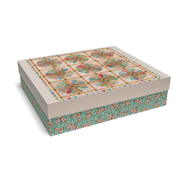SALE Delightful Quilt Kit KT-16470 - Riley Blake Designs - Lori Holt - Gentler Times - Box Pattern Fabric - Quilting Cotton Fabric