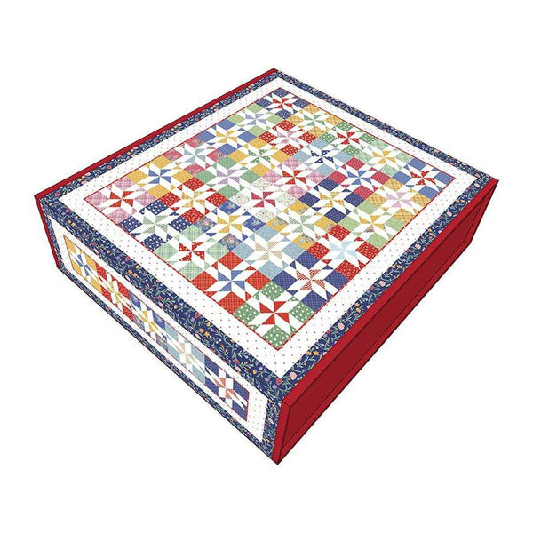 Skip A Beat Boxed Quilt Kit KT-16650 by American Jane - Riley Blake Designs - Box Pattern Fabric - Simple Pleasures - Quilting Cotton