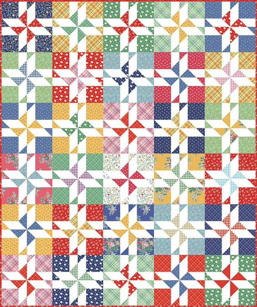 Skip A Beat Boxed Quilt Kit KT-16650 by American Jane - Riley Blake Designs - Box Pattern Fabric - Simple Pleasures - Quilting Cotton