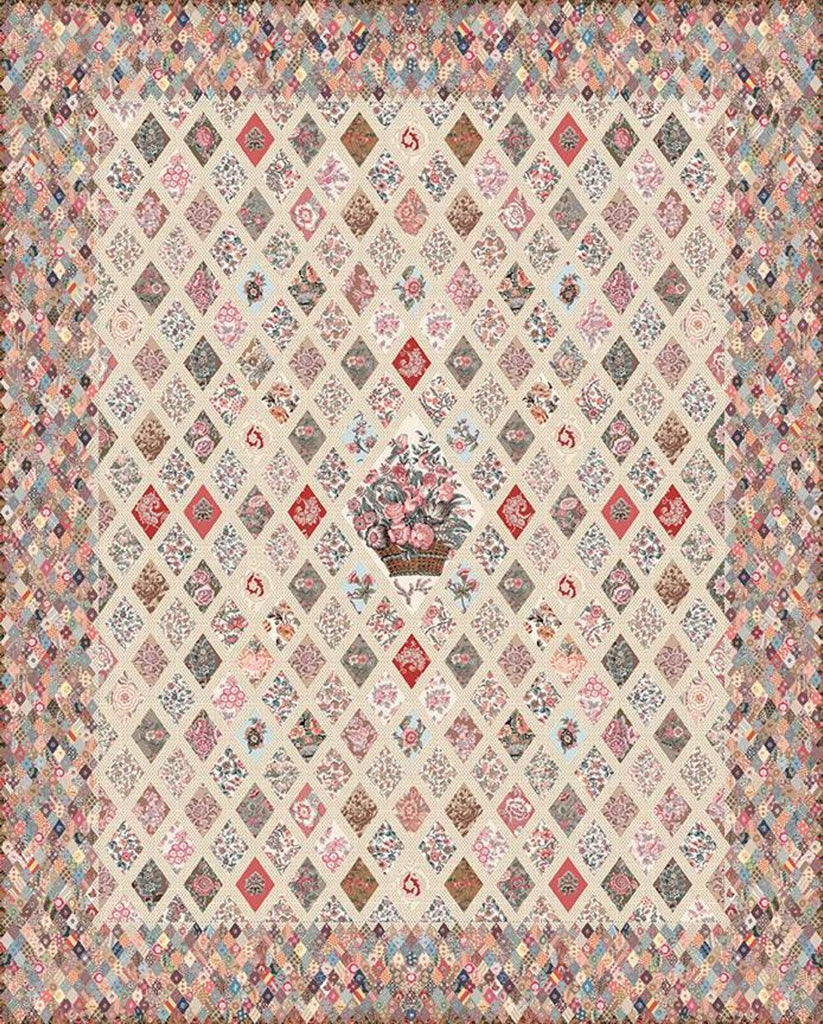 SALE Jane Austen at Home Quilt Booklet P120 - Riley Blake - INSTRUCTIONS ONLY Book to Construct Jane Austen Coverlet - Licensed Product