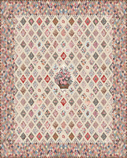 SALE Jane Austen at Home Quilt Booklet P120 - Riley Blake - INSTRUCTIONS ONLY Book to Construct Jane Austen Coverlet - Licensed Product