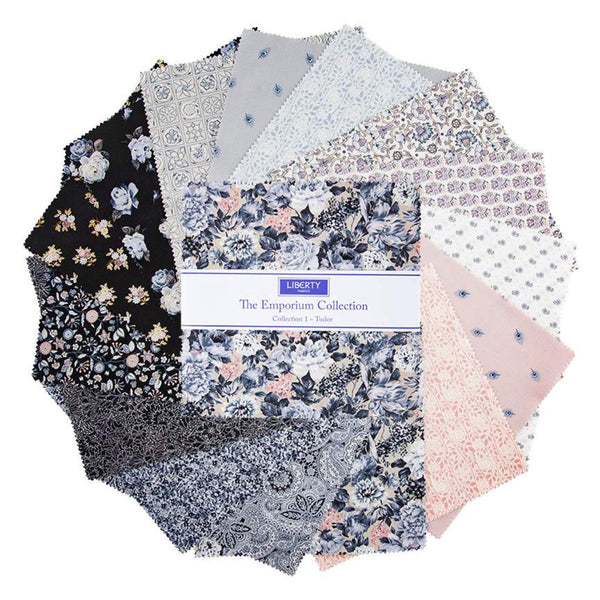 SALE The Emporium Collection 1 Tudor Layer Cake 10" Stacker Bundle - Liberty Fabrics - 42 piece Precut Pre cut - Quilting Cotton Fabric