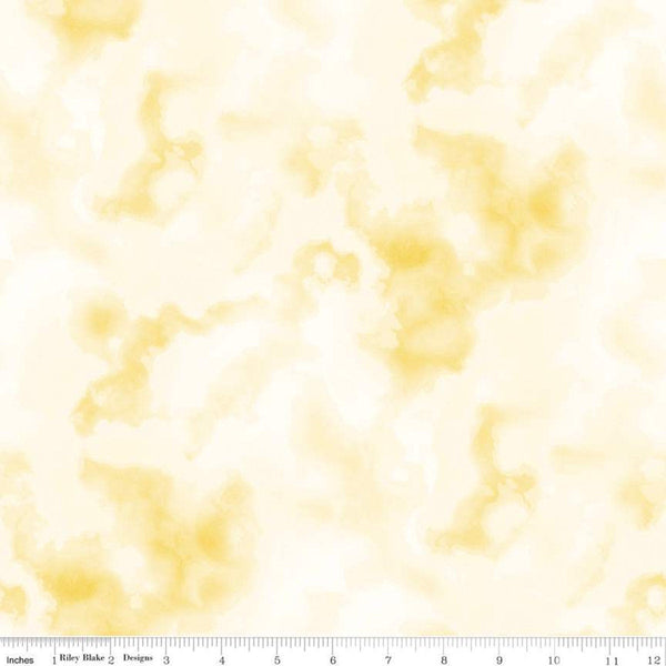 CLEARANCE KNiT Tie Dye Tonal KD11231 Yellow - Riley Blake Designs - Digitally Printed - Jersey KNiT Cotton Spandex Stretch Fabric