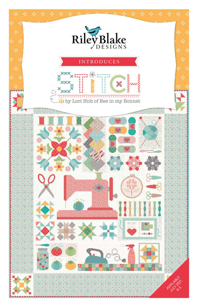 Stitch Charm Pack 5" Stacker Bundle - Riley Blake Designs - 42 piece Precut Pre cut - Lori Holt - Quilting Cotton Fabric