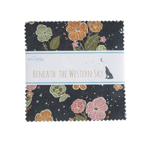Beneath the Western Sky Charm Pack 5" Stacker Bundle - Riley Blake Designs - 42 piece Precut Pre cut - Quilting Cotton Fabric