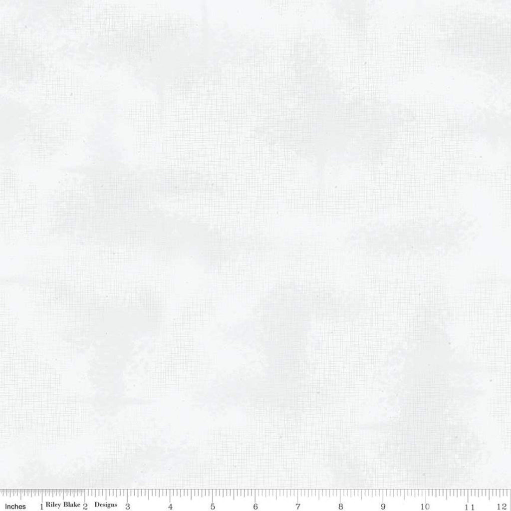 SALE Shabby Snow by Riley Blake Designs - Crosshatched Lines Specks Shaded Cream - Quilting Cotton Fabric