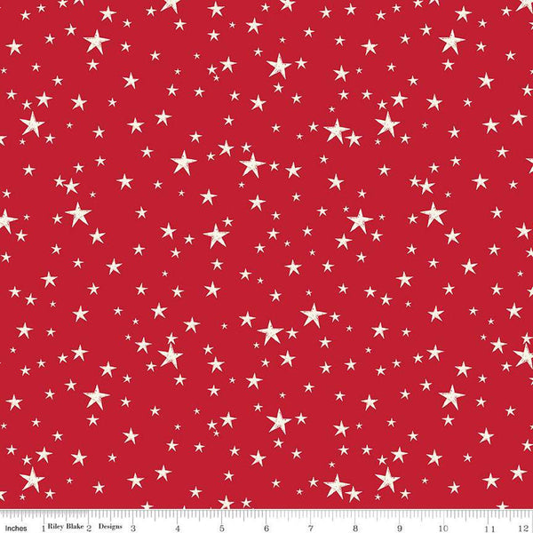 Picture a Christmas Star Santas CD12372 Red - Riley Blake Designs - DI –  Cute Little Fabric Shop