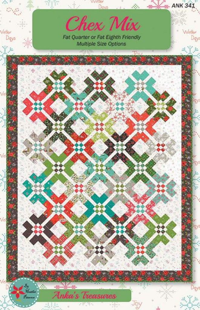 SALE Chex Mix Quilt PATTERN P154 by Heather Peterson - Riley Blake Designs - INSTRUCTIONS Only - Fat Quarter/Fat Eighth Friendly