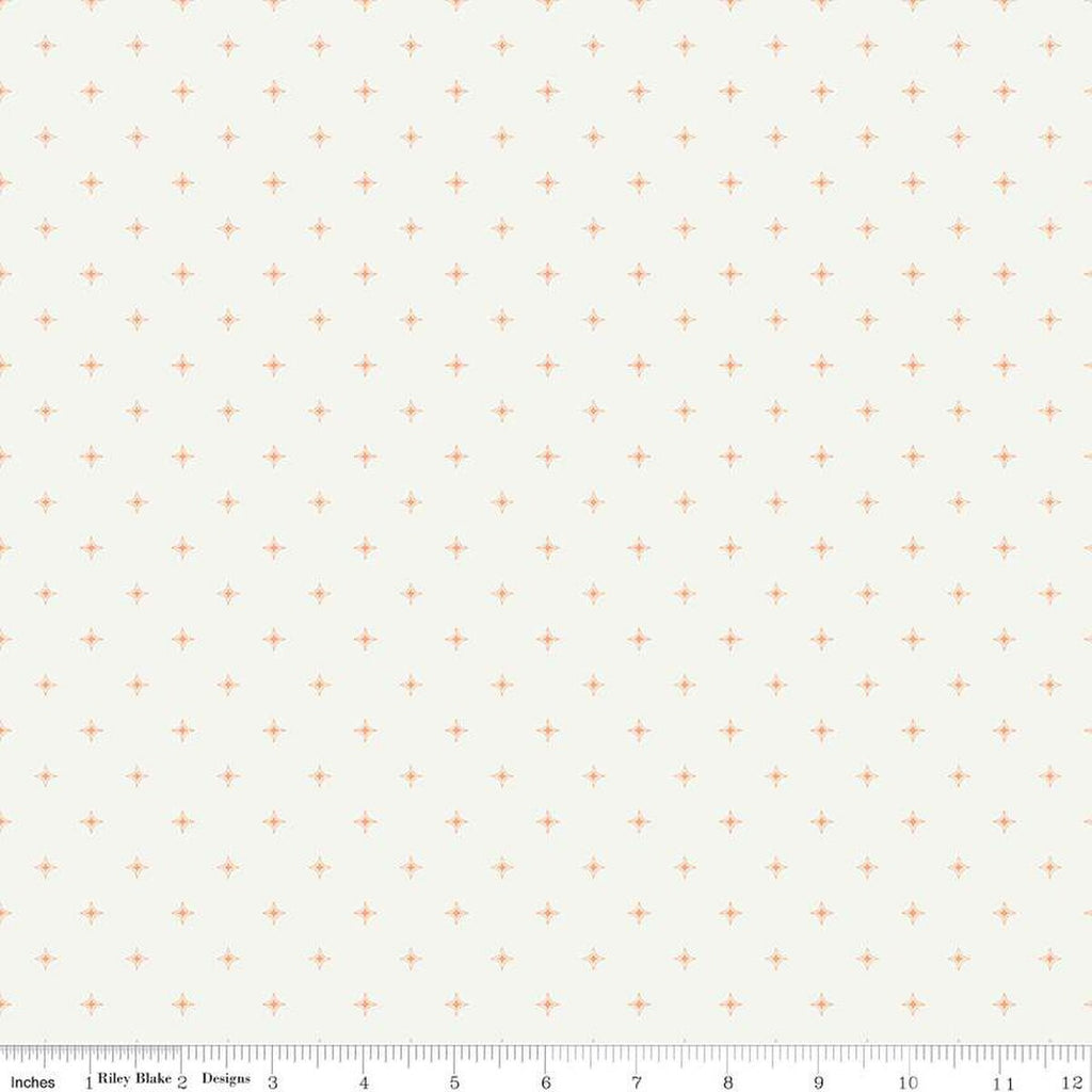 SALE Wildwood Wander Compass C12436 Cream - by Riley Blake Designs - Four-Point Stars Geometric - Quilting Cotton Fabric