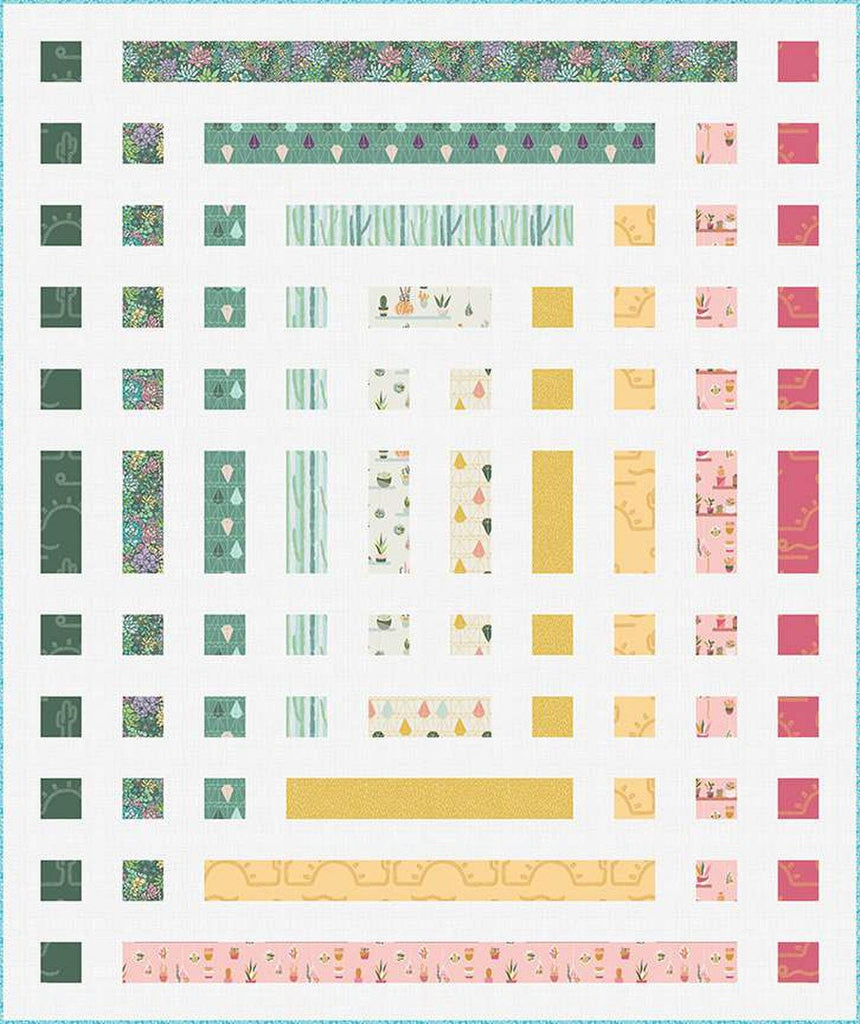 SALE Mackintosh Quilt PaTTERN P163 - Riley Blake - INSTRUCTIONS Only - Pieced Log Cabin Style - Allie Perry - Multiple Sizes