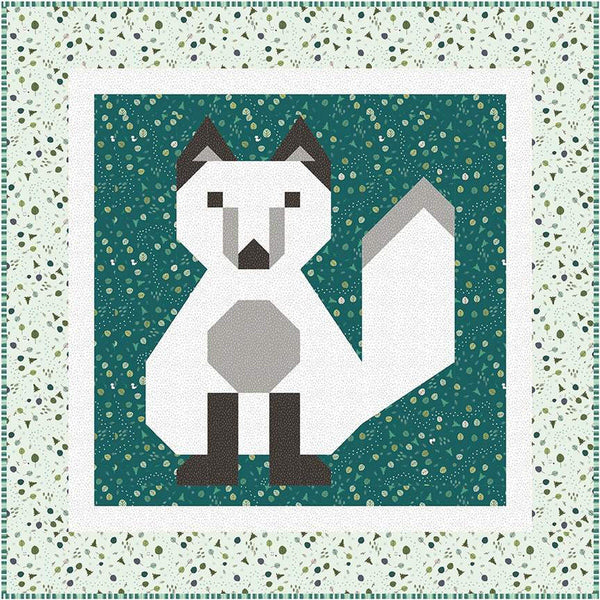 SALE Fox Cub Crib Quilt PATTERN P177 by Bee Sew Inspired - Riley Blake Designs - INSTRUCTIONS Only - Piecing Fox Club