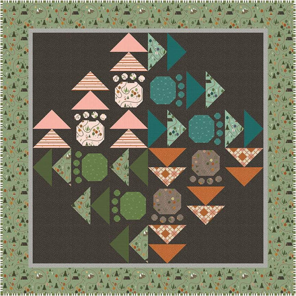 SALE Bee Sew Inspired Tracking Quilt PATTERN P177 - Riley Blake Designs - INSTRUCTIONS Only