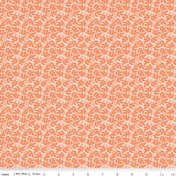 SALE With a Flourish Leaves C12734 Blush - Riley Blake Designs - Overl –  Cute Little Fabric Shop