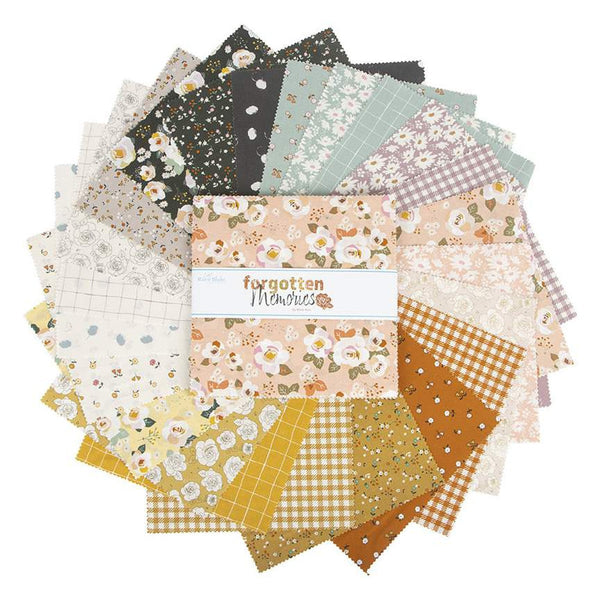 SALE Forgotten Memories Layer Cake 10" Stacker Bundle - Riley Blake Designs - 42 piece Precut Pre cut - Floral - Quilting Cotton Fabric
