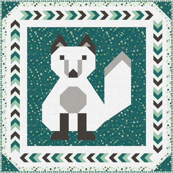 SALE Fox Cub Crib Quilt PATTERN P177 by Bee Sew Inspired - Riley Blake Designs - INSTRUCTIONS Only - Piecing Fox Club