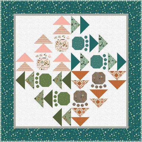 SALE Bee Sew Inspired Tracking Quilt PATTERN P177 - Riley Blake Designs - INSTRUCTIONS Only