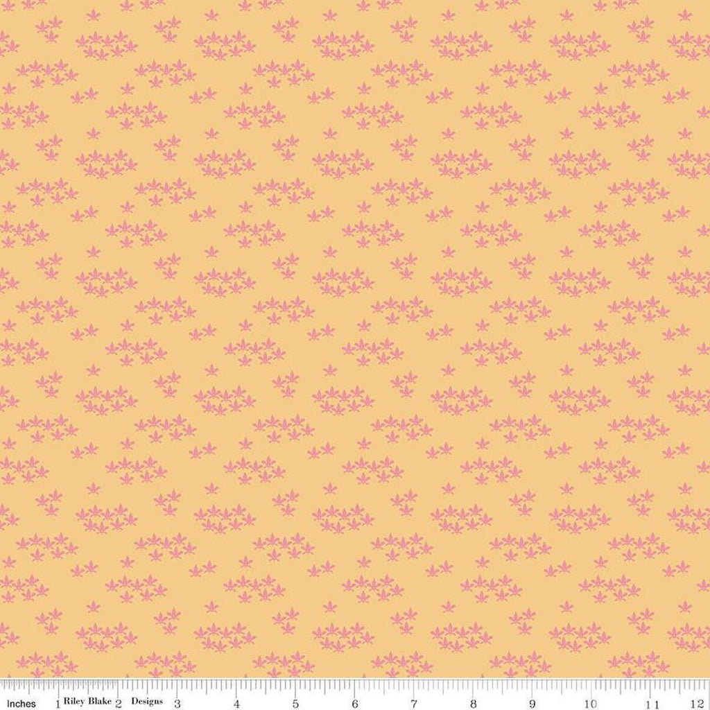 CLEARANCE Ciao Bella Blossoms C12775 Yellow by Riley Blake  - Floral Flowers - Quilting Cotton