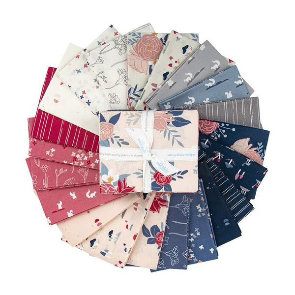 SALE South Hill Fat Quarter Bundle 21 pieces - Riley Blake Designs - Pre cut Precut - Quilting Cotton Fabric