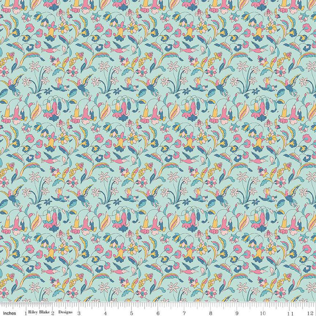 SALE The Collector's Home Nature's Jewel Flora and Fauna C 01666804C - Riley Blake - Floral - Liberty Fabrics - Quilting Cotton Fabric