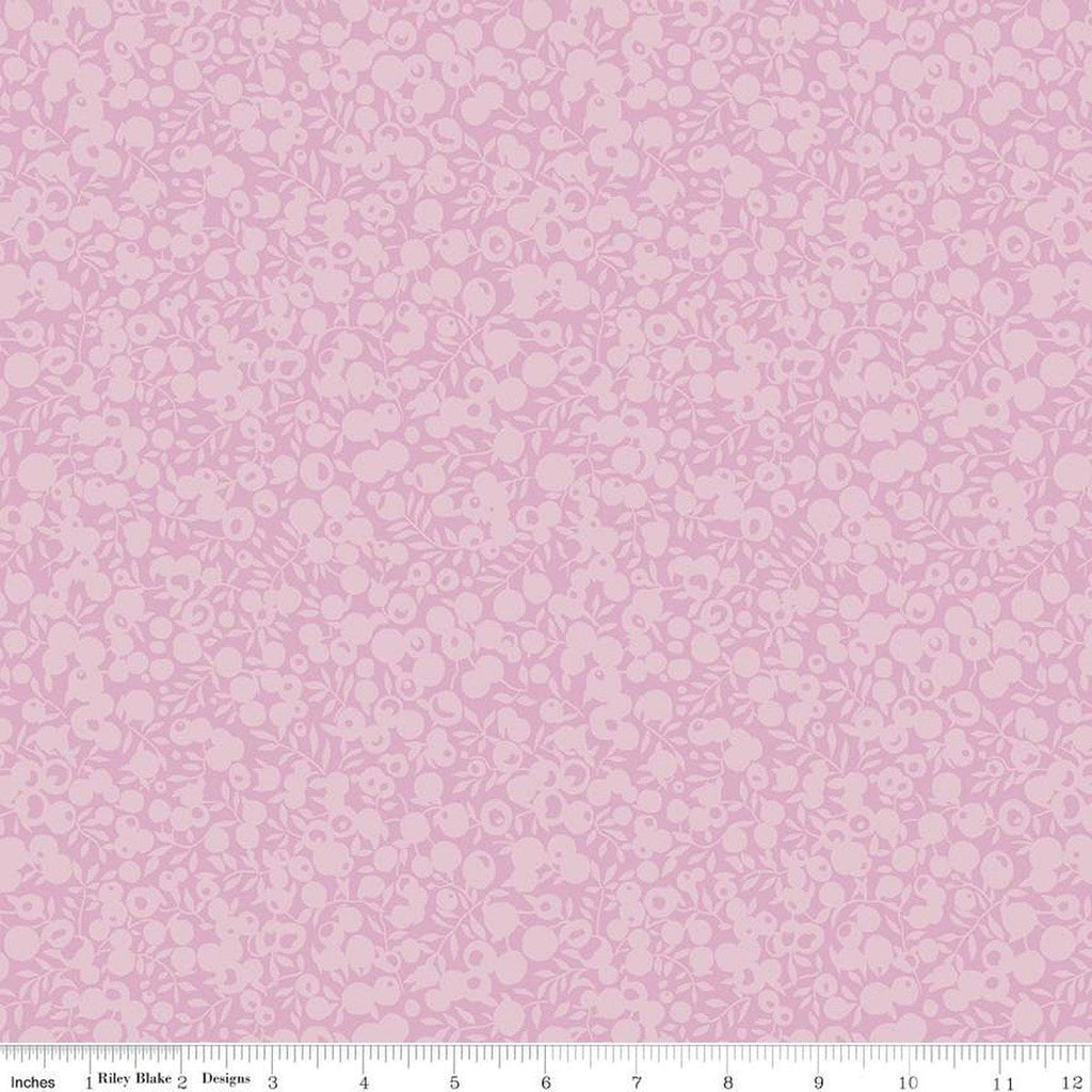 SALE The Wiltshire Shadow Collection 01666529A Dusted Violet - Riley Blake - Tonal Leaf Berry  - Liberty Fabrics - Quilting Cotton Fabric