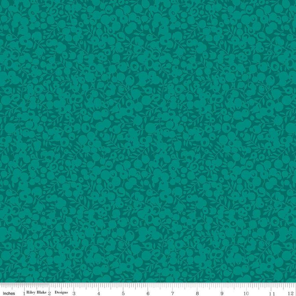 SALE The Wiltshire Shadow Collection 01666554A Peacock Feather - Riley Blake - Tonal Leaf Berry  - Liberty Fabrics - Quilting Cotton Fabric