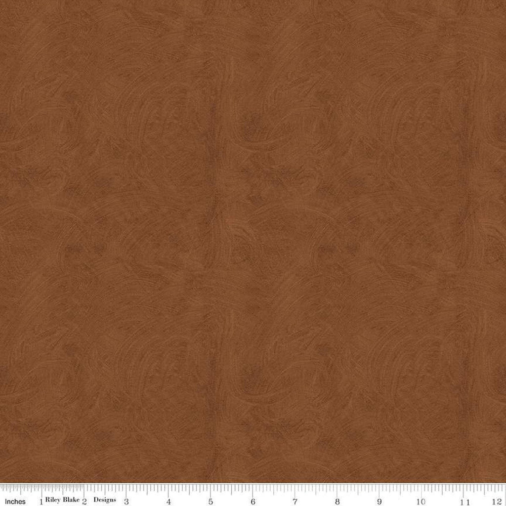 SALE Ride the Range Brush C12744 Brown - Riley Blake Designs - Tone-on-Tone Semi-Solid - Quilting Cotton Fabric