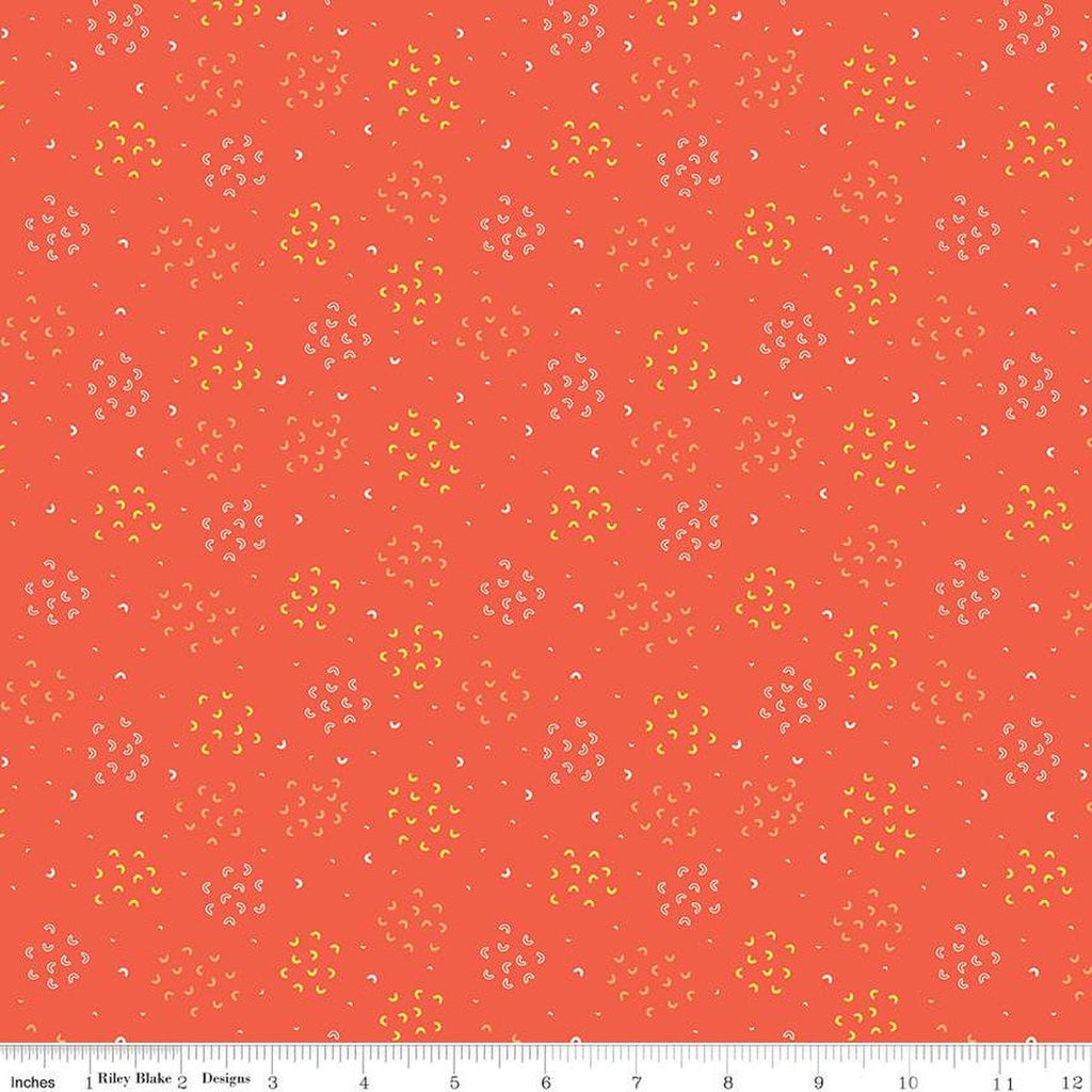 SALE Our Little Band Geo Cluster C13063 Red - Riley Blake Designs - Crayola Crayons C Shapes - Quilting Cotton Fabric
