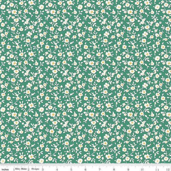 SALE The Collector's Home Curiosity Brights Daisy Trail A 01666814A - Riley Blake - Floral - Liberty Fabrics - Quilting Cotton Fabric