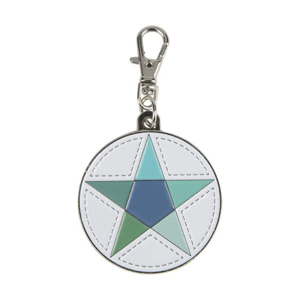 SALE Lori Holt Enamel Happy Charm ST-25441 Farmhouse Star - Riley Blake Designs - Approximately 3.8 cm x 4.2 cm