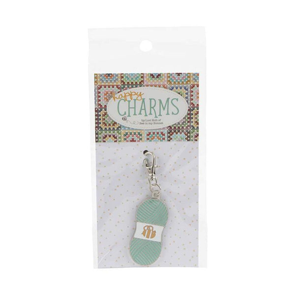 SALE Lori Holt Enamel Happy Charm ST-25446 Chunky Thread Yarn Sea Glass - Riley Blake Designs - Approximately 2 cm x 5 cm