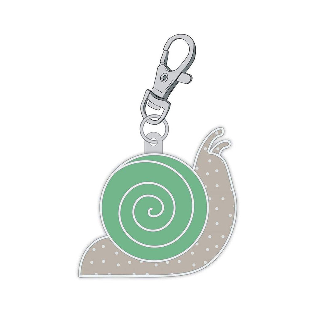 SALE Lori Holt Enamel Happy Charm ST-28243 Snail - Riley Blake Designs - Approximately 2 1/2" x 1 1/2"