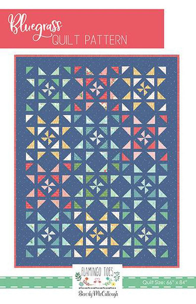SALE Bluegrass Quilt PATTERN P138 by Beverly McCullough - Riley Blake Designs - INSTRUCTIONS Only - Pieced Fat Quarter Friendly