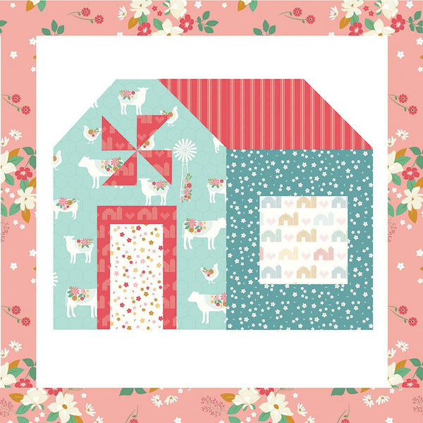 SALE Homestead Pillows and Runner PATTERN P138 by Beverly McCullough - Riley Blake Designs - INSTRUCTIONS Only - Pieced Houses Barns