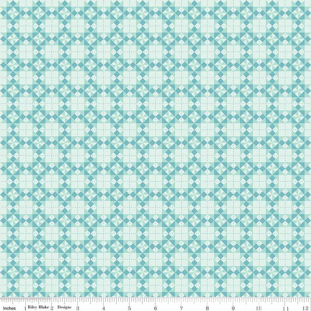 SALE Sweet Acres Barn Quilts C13216 Songbird by Riley Blake Designs - Geometric Printed Quilt Blocks - Quilting Cotton Fabric