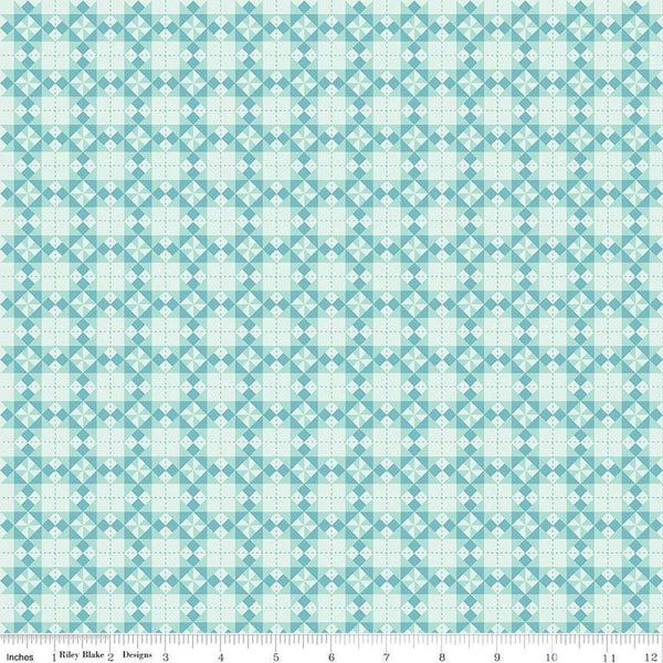 SALE Sweet Acres Barn Quilts C13216 Songbird by Riley Blake Designs - Geometric Printed Quilt Blocks - Quilting Cotton Fabric