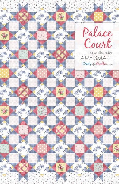 SALE Palace Court Quilt PATTERN P123 by Amy Smart - Riley Blake - INSTRUCTIONS Only - Snowball and Economy Blocks